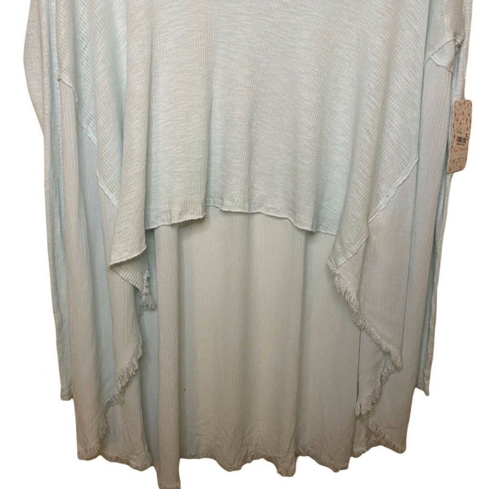 Free people TT special tee size XS in color bleached blue NWT - Picture 5 of 8
